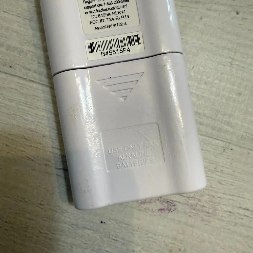 IClicker 2 student responded remote